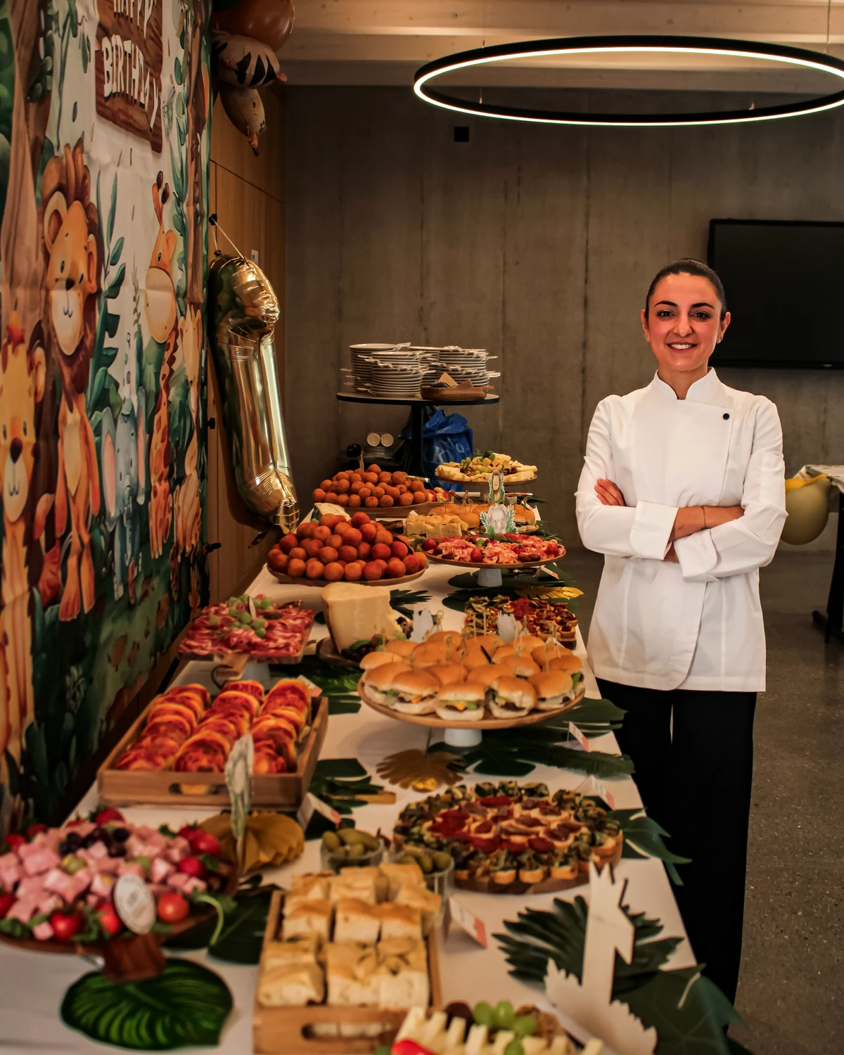 Raffaella Dimasi con una selezione RD Catering